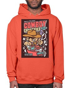 cowboy crunchies 345# - western- Hoodie