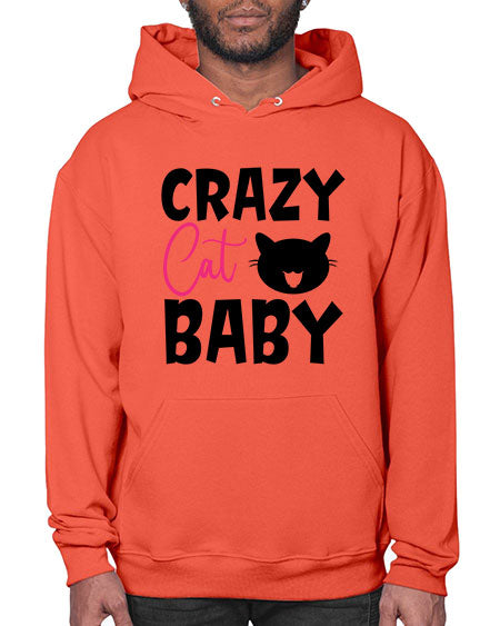 crazy cat baby Style 66# - baby- Hoodie