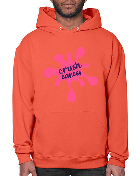 crush cancer Style 14# - breast cancer- Hoodie
