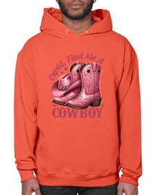 cupid find me a cowboy western 359# - western- Hoodie