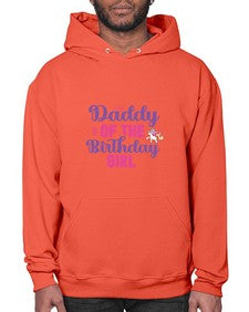 daddy of the birthday girl 90# - unicorn- Hoodie