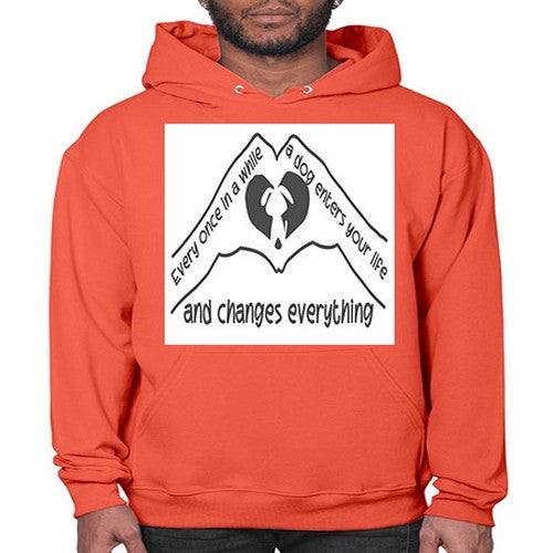 dog changes everything 75# - dogs- Hoodie