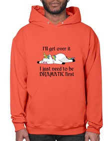 dramatic unicorn 96# - unicorn- Hoodie