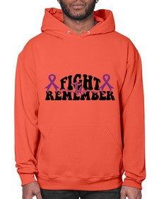 fight to remember 144# - alzheimers- Hoodie