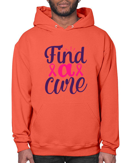 find a cure - breast cancer- Hoodie