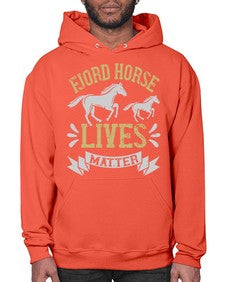 fjord horse lives matter Style 54# - horse- Hoodie