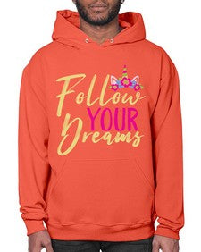 follow your dreams 133# - unicorn- Hoodie