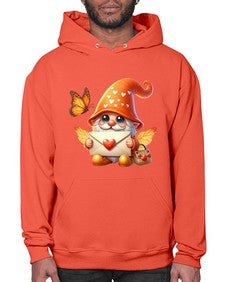 gnome with butterfly 06# - gnome- Hoodie