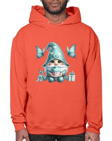 gnome with butterfly 10# - gnome- Hoodie