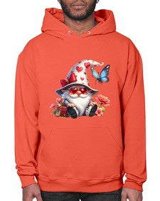 gnome with butterfly 13# - gnome- Hoodie