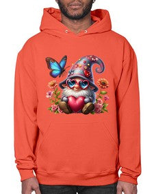 gnome with butterfly 17# - gnome- Hoodie