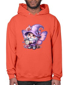 gnome with butterfly 18# - gnome- Hoodie