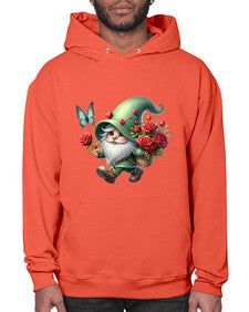 gnome with butterfly 24# - gnome- Hoodie
