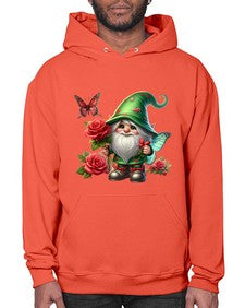 gnome with butterfly 26# - gnome- Hoodie