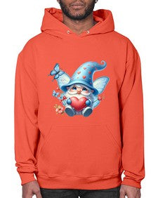 gnome with butterfly 28# - gnome- Hoodie