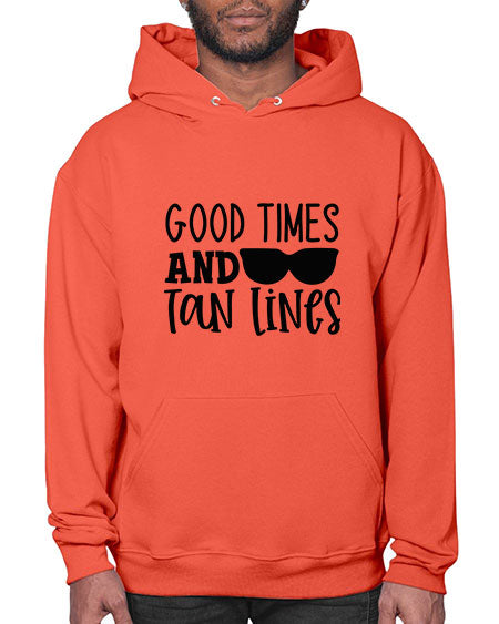 good times and tan lines Style 99# - summer- Hoodie