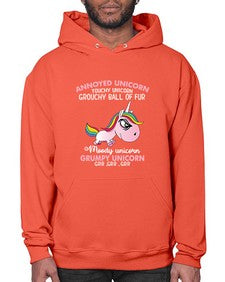 grumpy unicorn 147# - unicorn- Hoodie