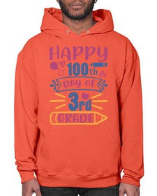 happy th day of third grade 254# - third grade- Hoodie