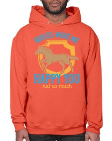 horses make me happy you not so much Style 41# - horse- Hoodie