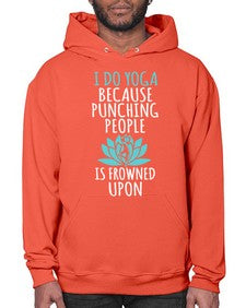 i do yoga  275# - yoga- Hoodie