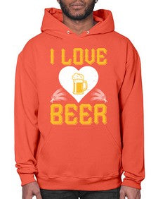 i love beer 1135# - beer- Hoodie