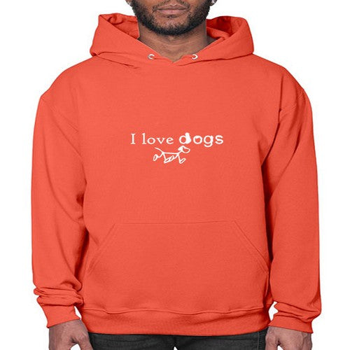 i love dog 33# - dogs- Hoodie