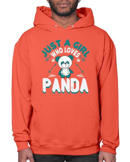 just a girl who loves panda 161# - bears - animals- Hoodie