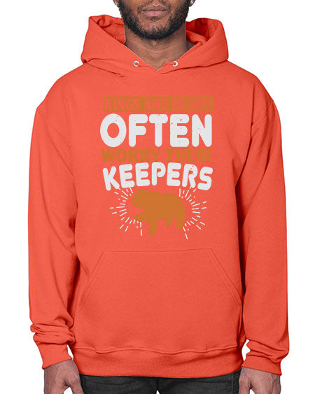 kings and bears often worry their keepers 165# - bears - animals- Hoodie