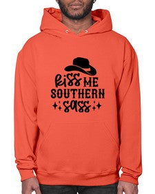 kiss me southern sass 711# - western- Hoodie
