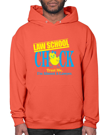law school chick copy 1037# - lawyer- Hoodie