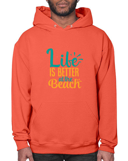 life is better at the beach Style 91# - summer- Hoodie