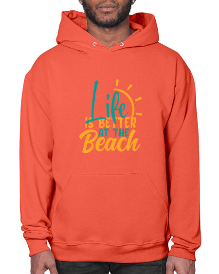 life is better at the beach Style 92# - summer- Hoodie