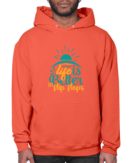 life is better in flip flops Style 89# - summer- Hoodie
