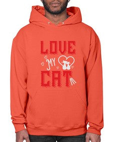 love my cat Style 67# - cats- Hoodie