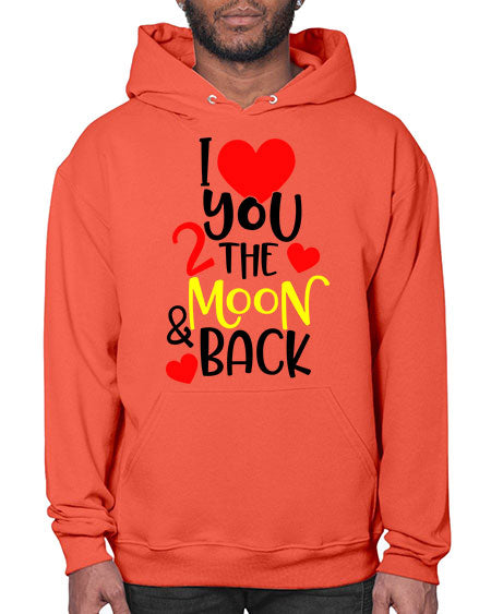 lovemoonback 3# - moon- Hoodie