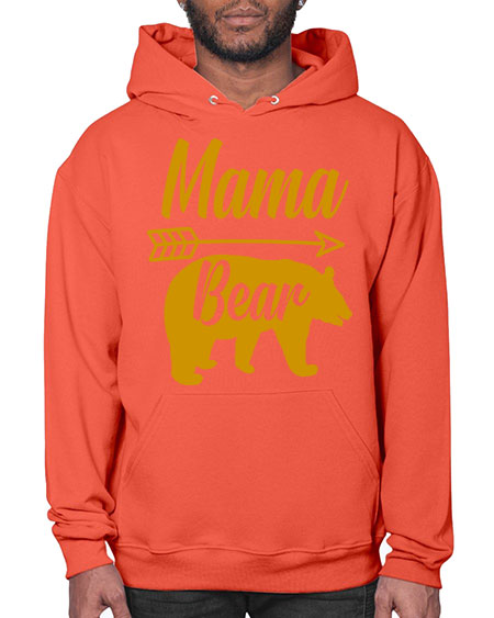mama bear 185# - bears - animals- Hoodie