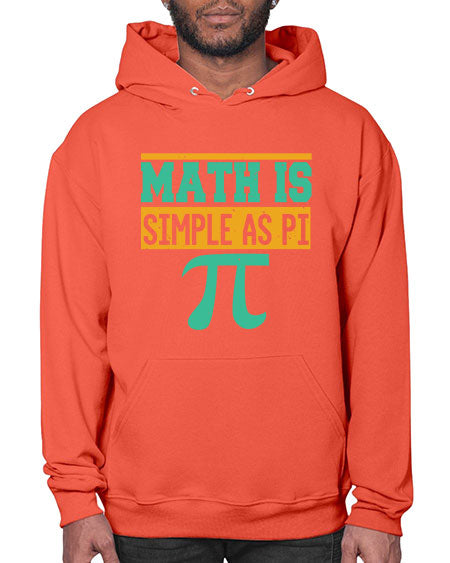 math is simple as pi 35# - pi- Hoodie