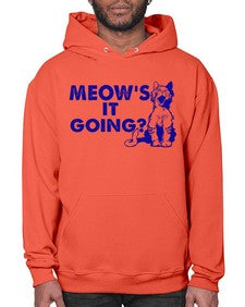 meows its going - cats- Hoodie