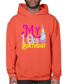 my 10th birthday 251# - unicorn- Hoodie