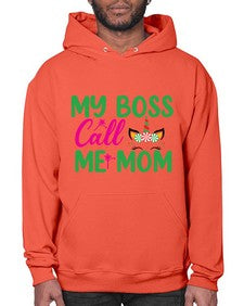 my boss call me mom 311# - unicorn- Hoodie