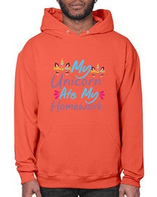 my unicorn ate my homework 318# - unicorn- Hoodie