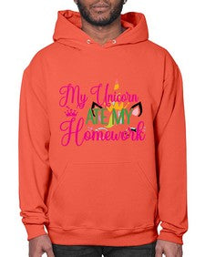 my unicorn ate my homework 319# - unicorn- Hoodie