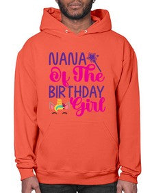 nana of the birthday girl 328# - unicorn- Hoodie