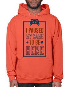 paused my game to hire 144# - video games- Hoodie