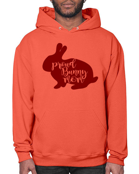 proud bunny mom - rabbit- Hoodie