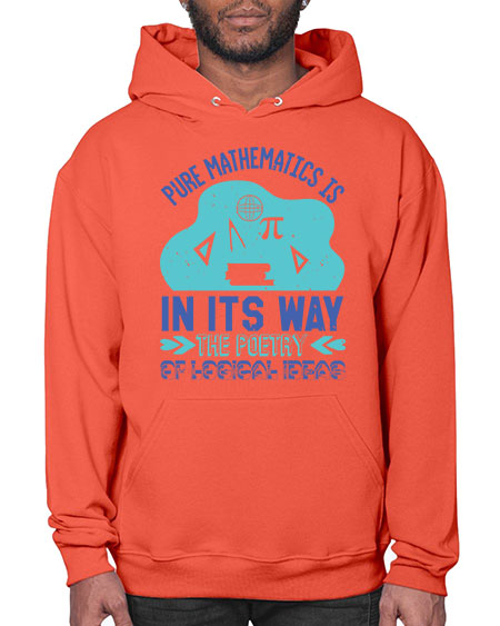 pure mathematics in its way 44# - pi- Hoodie