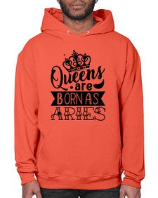 queens are born as Aries 389# - aries- Hoodie