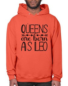 queens are born as Leo 394# - leo- Hoodie