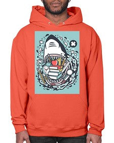 shark school 871# - general school- Hoodie