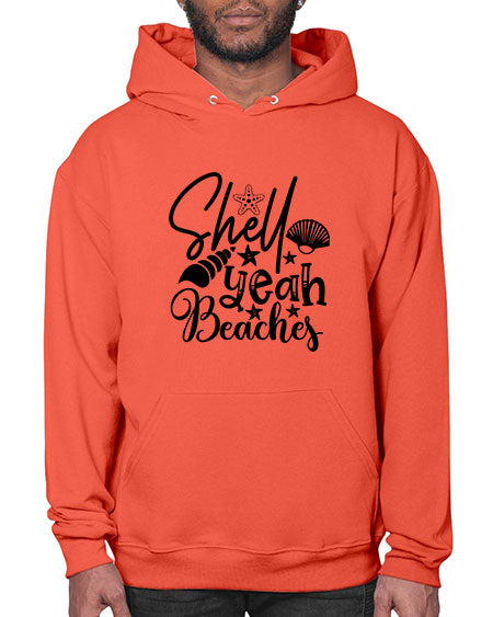shell yeah beaches Style 75# - summer- Hoodie